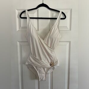 Michael Kors Plunge One-Piece Swimsuit